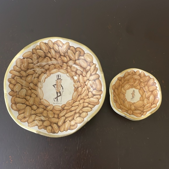 💛VTG Mr.Peanut metal serving set - Picture 7 of 9